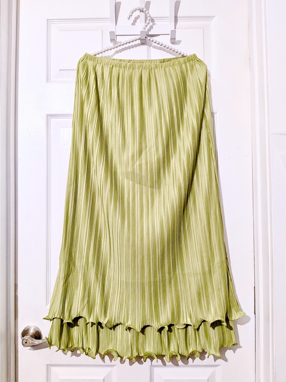Commense Pleated Layered Ruffle Skirt Set - Picture 15 of 16